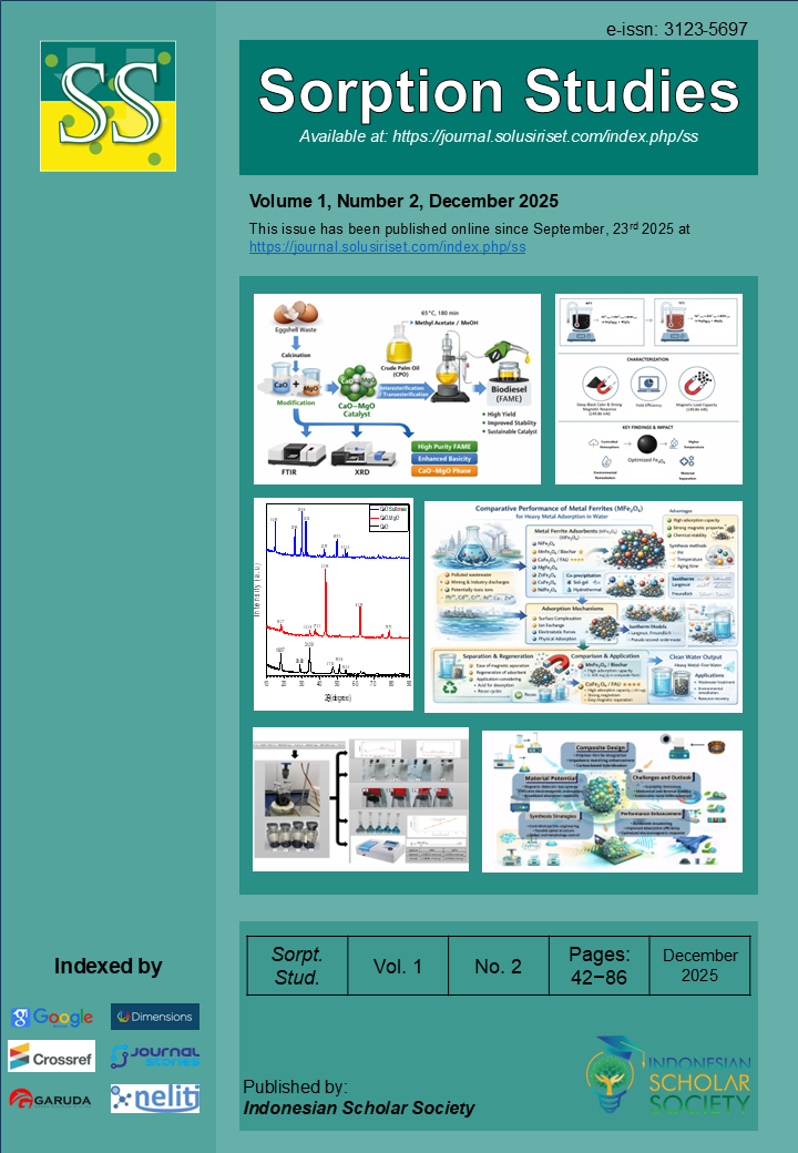 					View Vol. 1 No. 2 (2025): Sorption Studies, December 2025
				
